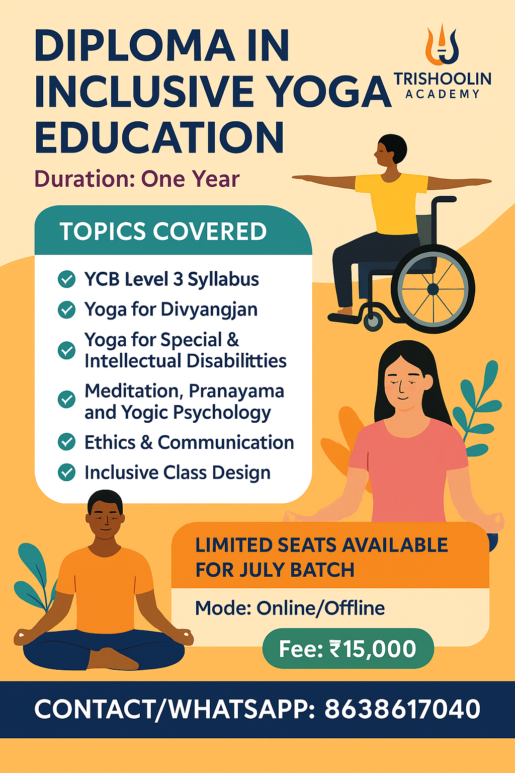 Diploma in Inclusive Yoga teachers training